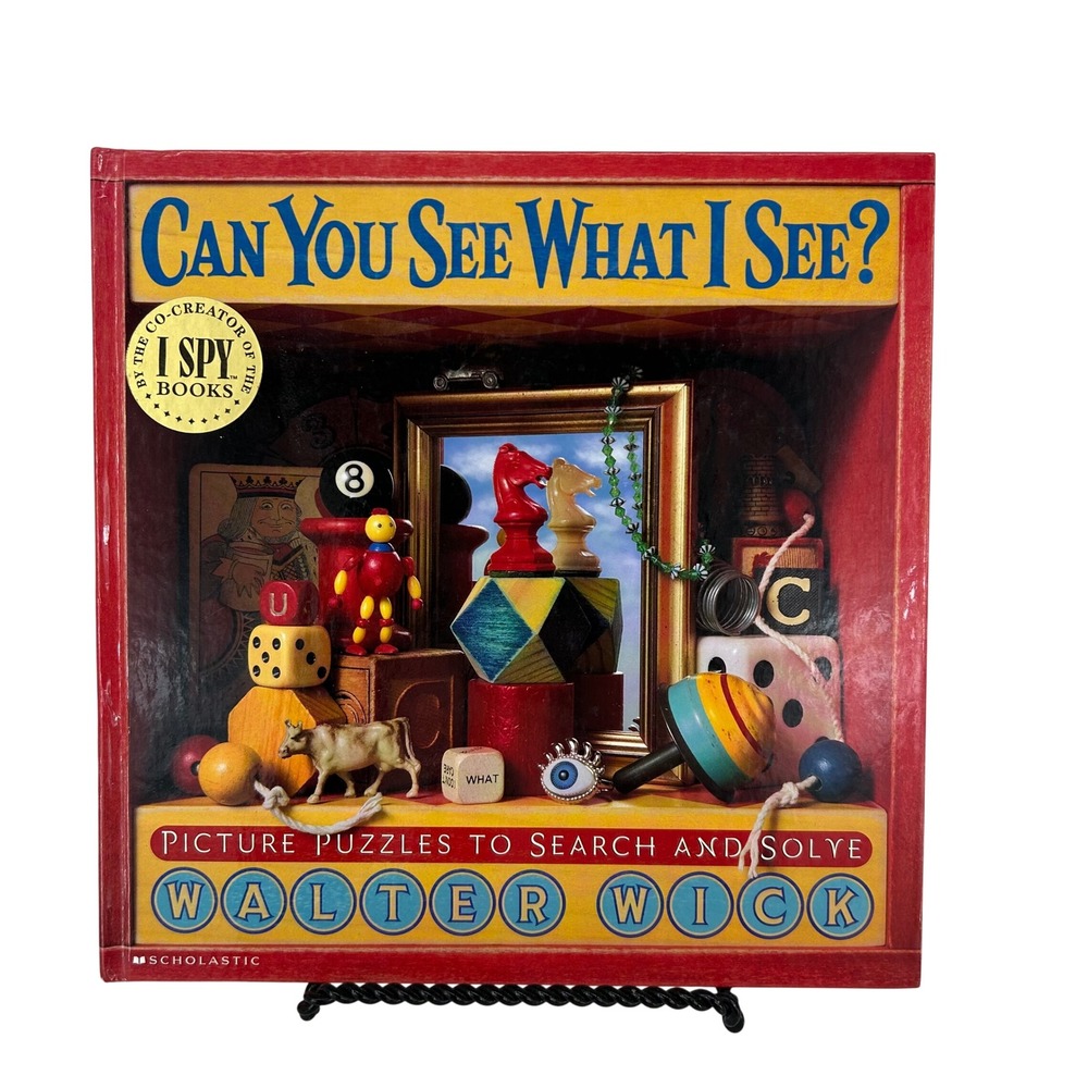 Can You See What I See? Walter Wick Scholastic Hardcover Picture Puzzle Book